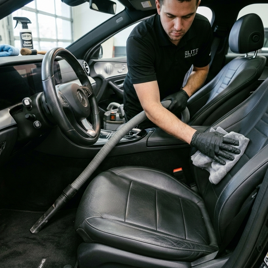 Spălare interior a mașinii